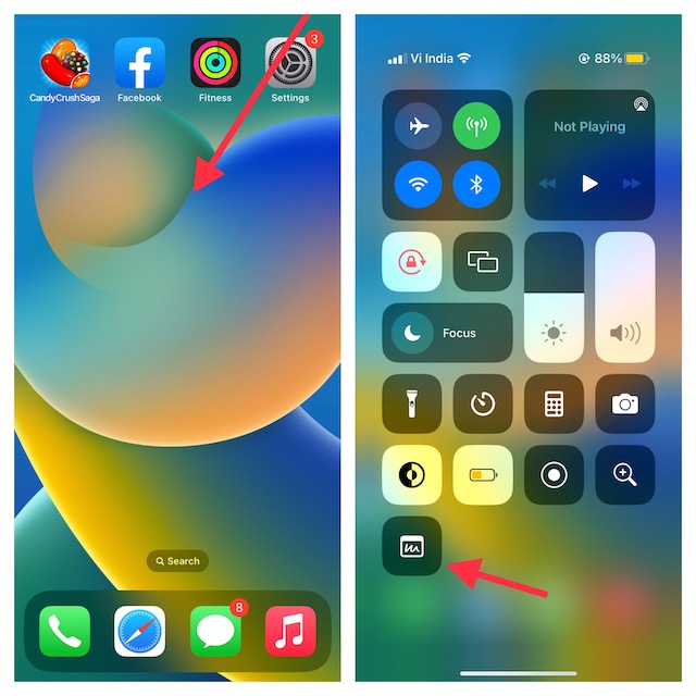 iPhoneలో iOS 15లో క్విక్ నోట్ని ప్రారంభించండి